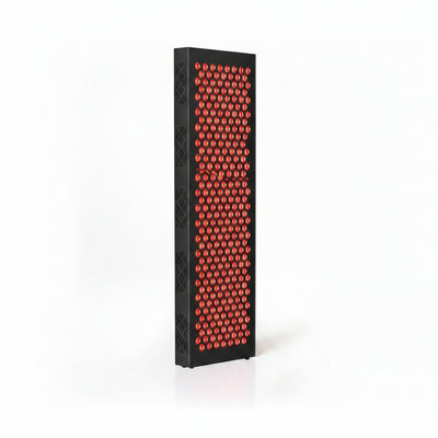 Red Light Therapy Box, 5In1 LED with 630-660-810-830-850, Metal Case, 3 Modes Red Light Panel with Soft Belt, 6 Timing Set - 9 Pulse Modes - 4-Level - Red Light Therapy Panel for Body
