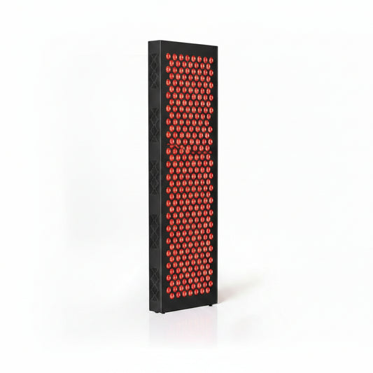 Red Light Therapy Box, 5In1 LED with 630-660-810-830-850, Metal Case, 3 Modes Red Light Panel with Soft Belt, 6 Timing Set - 9 Pulse Modes - 4-Level - Red Light Therapy Panel for Body