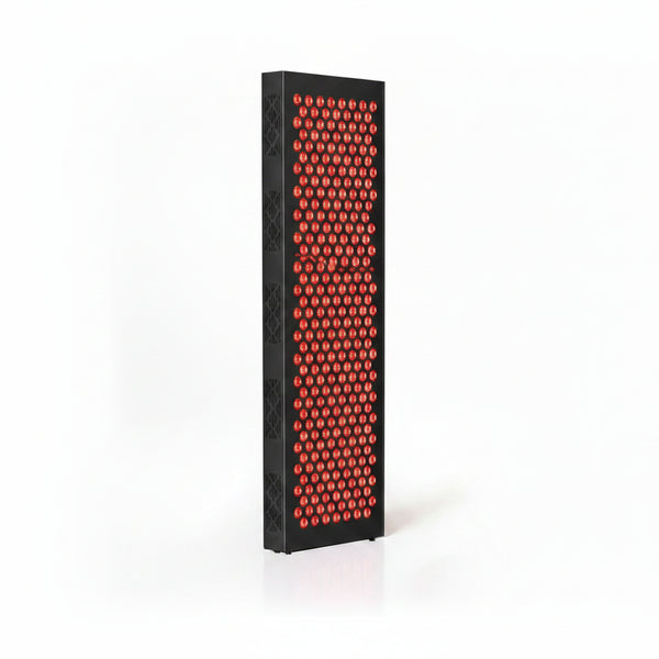Red Light Therapy Box, 5In1 LED with 630-660-810-830-850, Metal Case, 3 Modes Red Light Panel with Soft Belt, 6 Timing Set - 9 Pulse Modes - 4-Level - Red Light Therapy Panel for Body