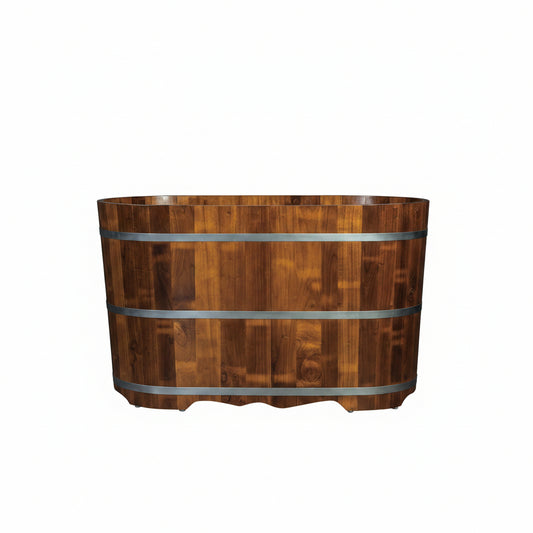 WOODBRIDGE 54" Indoor Cold Plunge Tub W/ 1.3 HP White Chiller – Rapid Cooling & Heating, Ozone Sanitation, Filter Circulation System, Wifi-Enabled & Remote Control via APP, Insulated Tub Cover