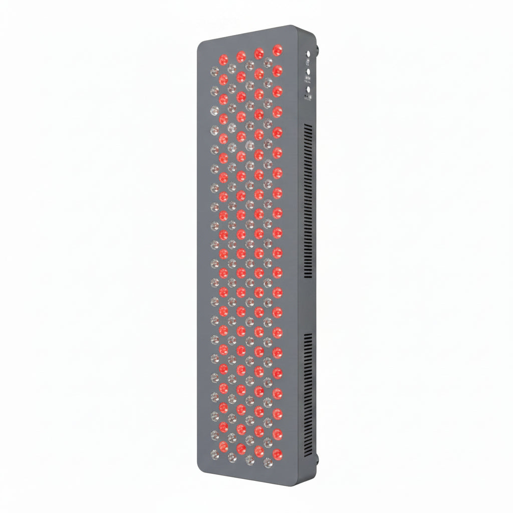HG1000 Full Body Red Light Therapy Panel, 200 Leds, 660Nm Red & 850Nm Near-Infrared Light, Built-In Timer, Door Hanging Kit
